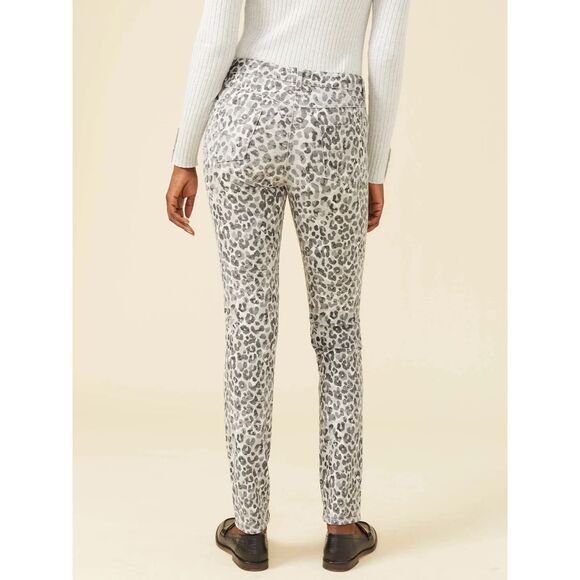 J. Mclaughlin Lexi Jeans - Petit Watercolor Cheetah 6 - Picture 4 of 15